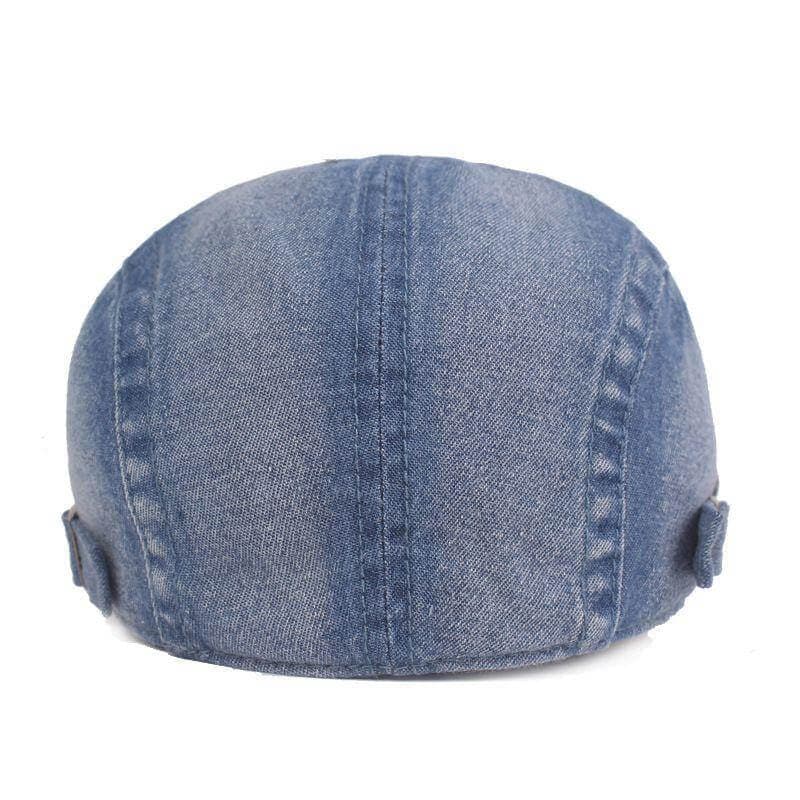 Denim Newsboy Custom Cap Image