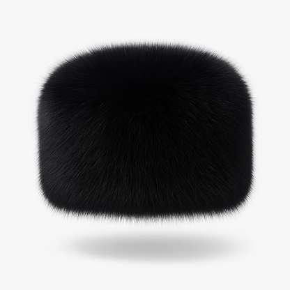 Puffy Snow Bunny Hat