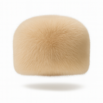 Puffy Snow Bunny Hat