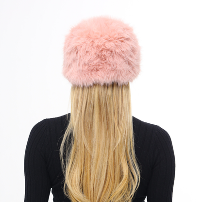 Puffy Snow Bunny Hat