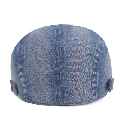 Denim Newsboy Custom Cap Image