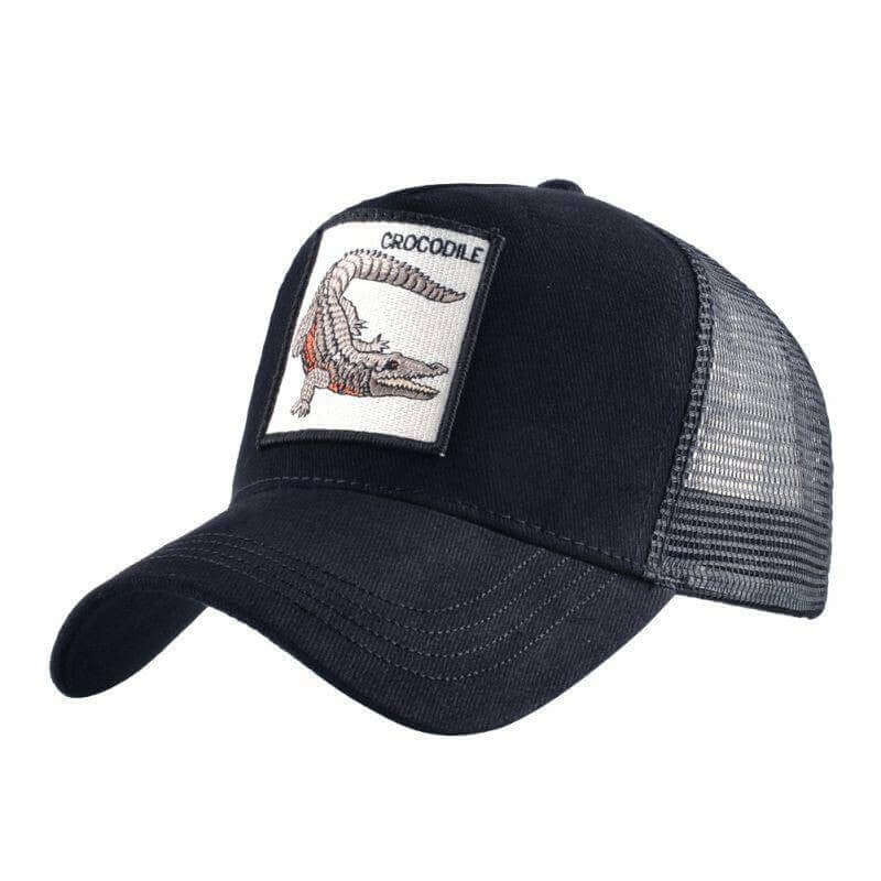 Animal Trucker Hat - Crocodile Image