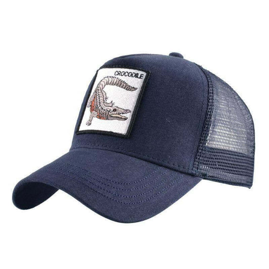 Animal Trucker Hat - Crocodile Image