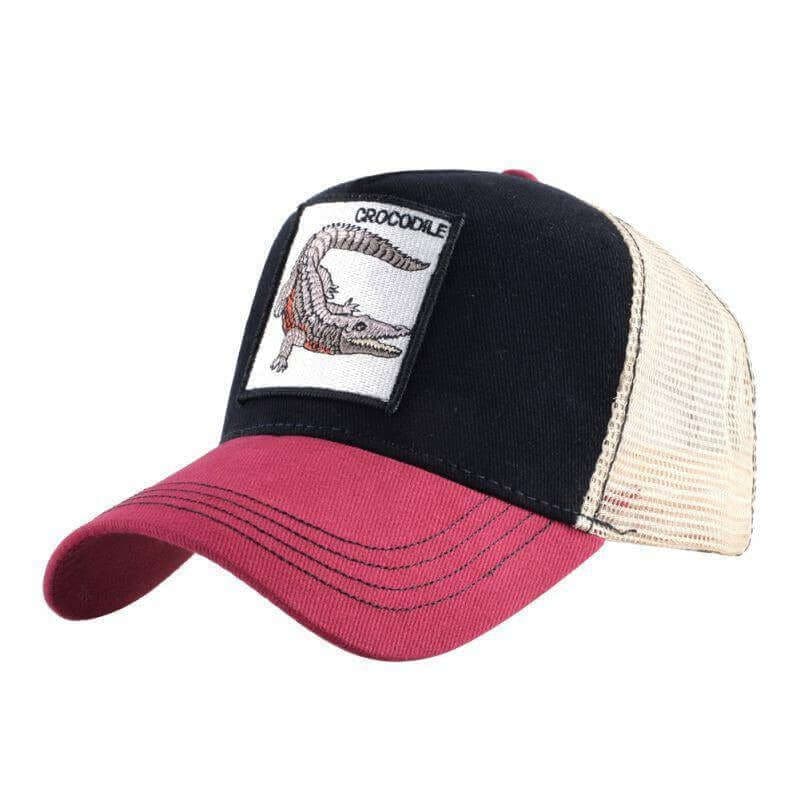 Animal Trucker Hat - Crocodile Image
