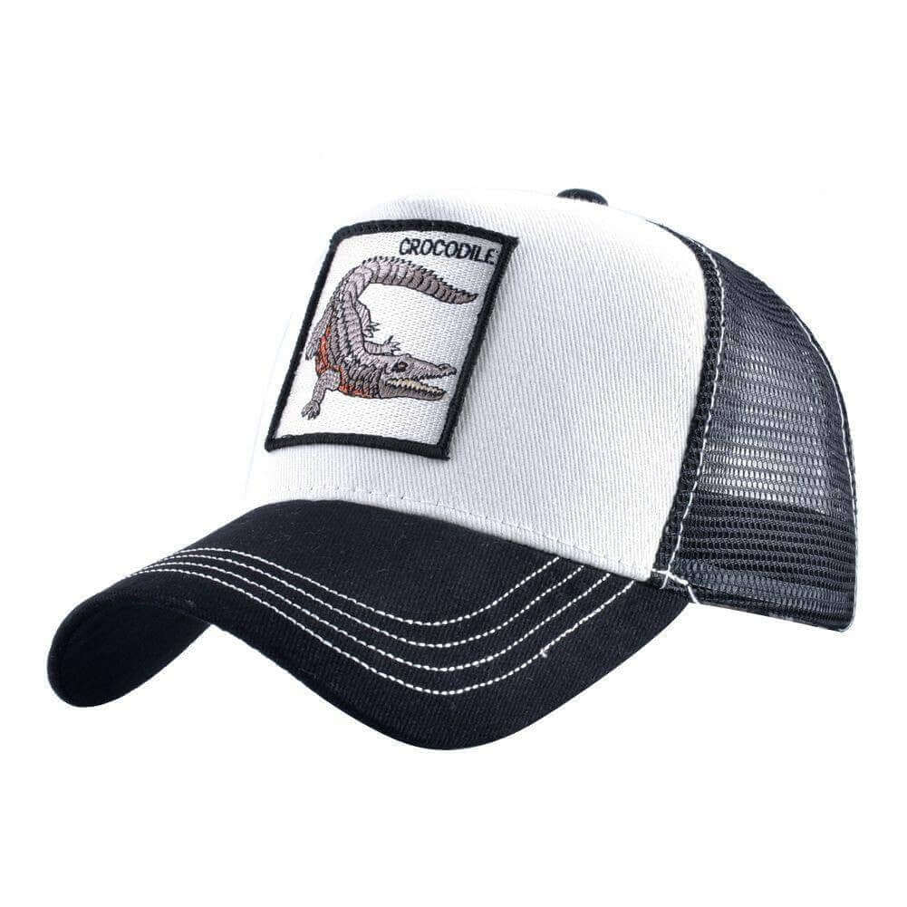 Animal Trucker Hat - Crocodile Image