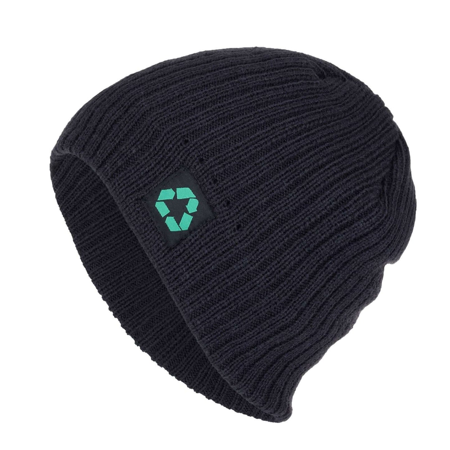 Knitted Striped Beanie Image