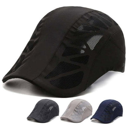 Hybrid Summer Mesh Flat Cap Image
