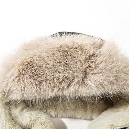 Modish Velvet Fur Bomber Image
