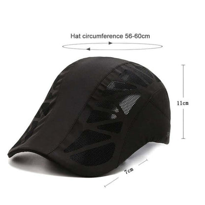 Hybrid Summer Mesh Flat Cap Image