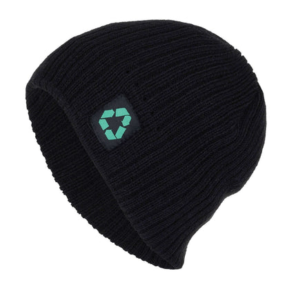 Knitted Striped Beanie Image