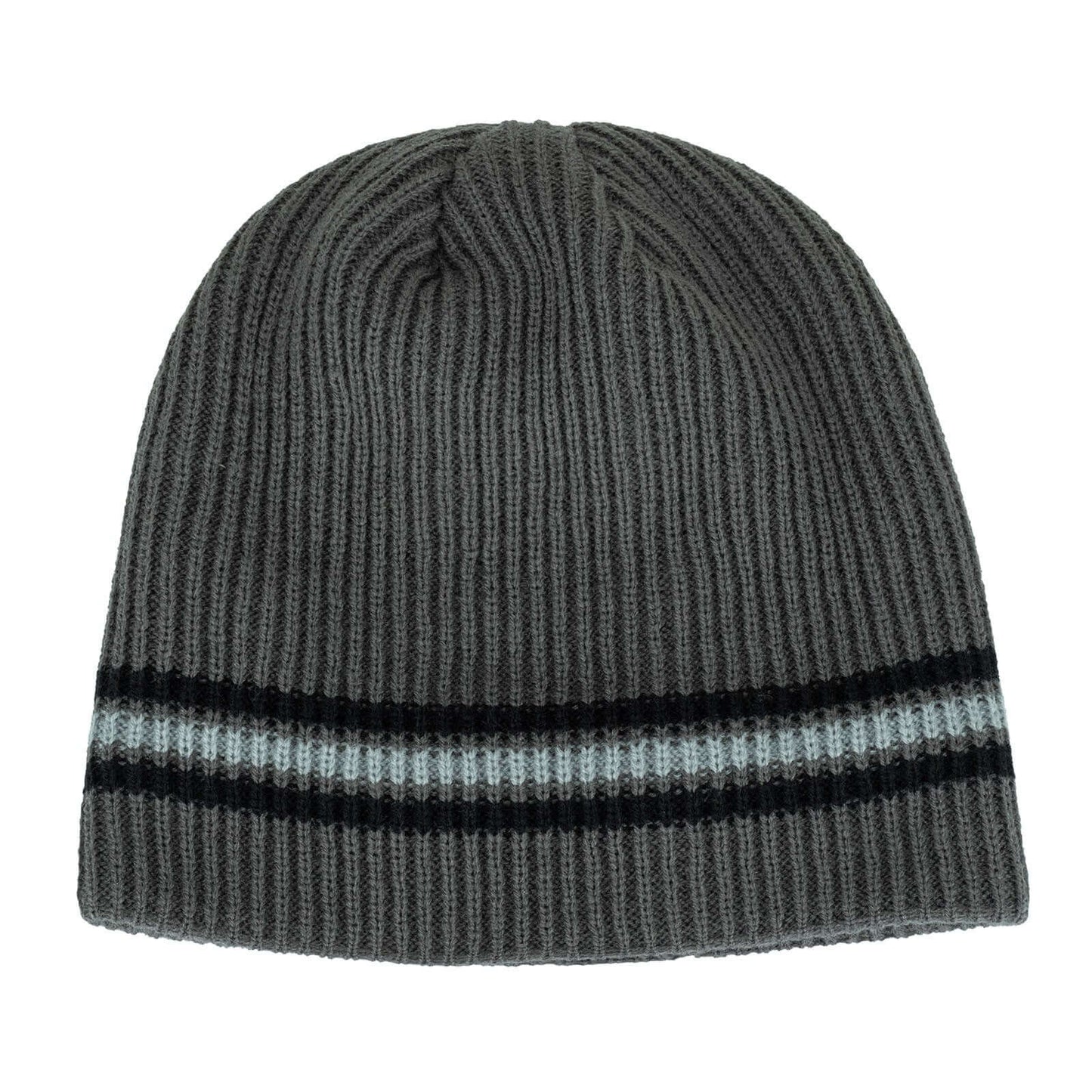 Knitted Striped Beanie Image