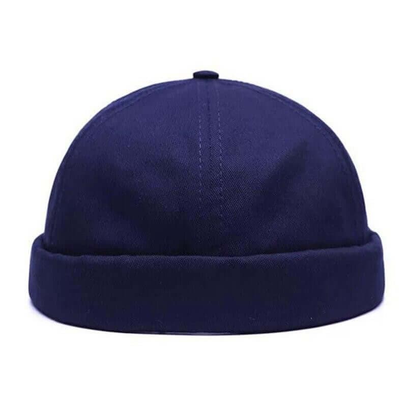 Solid Cotton Adjustable Brimless Caps Image