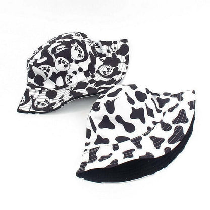 Cow / Panda Bucket Hat Image