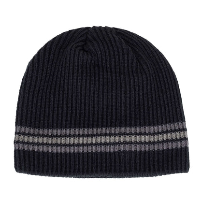 Knitted Striped Beanie Image