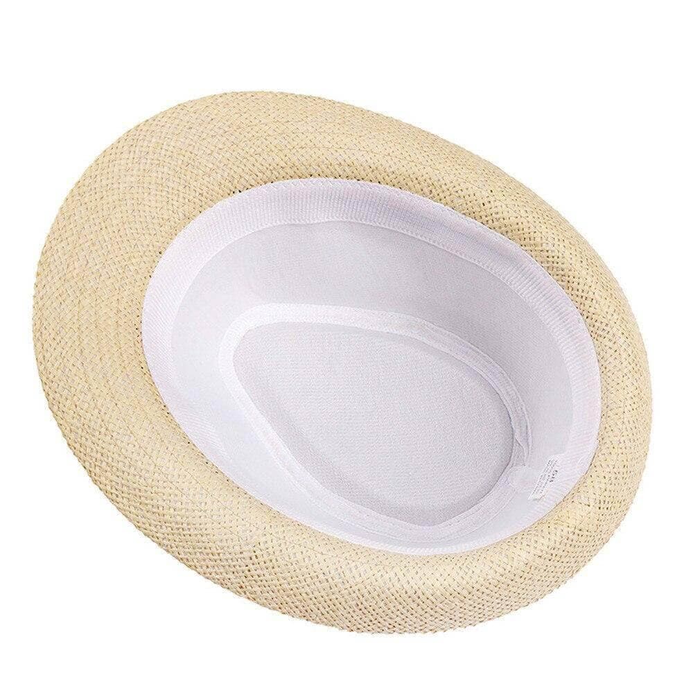 Solid Straw Jazz Fedora Image